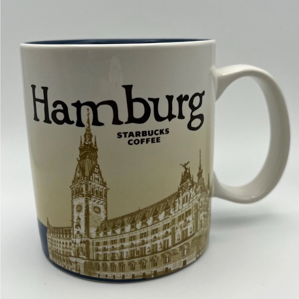 Starbucks Hamburg 2012 Global Icon Collector Series Coffee Mug Cup Germany 16 oz